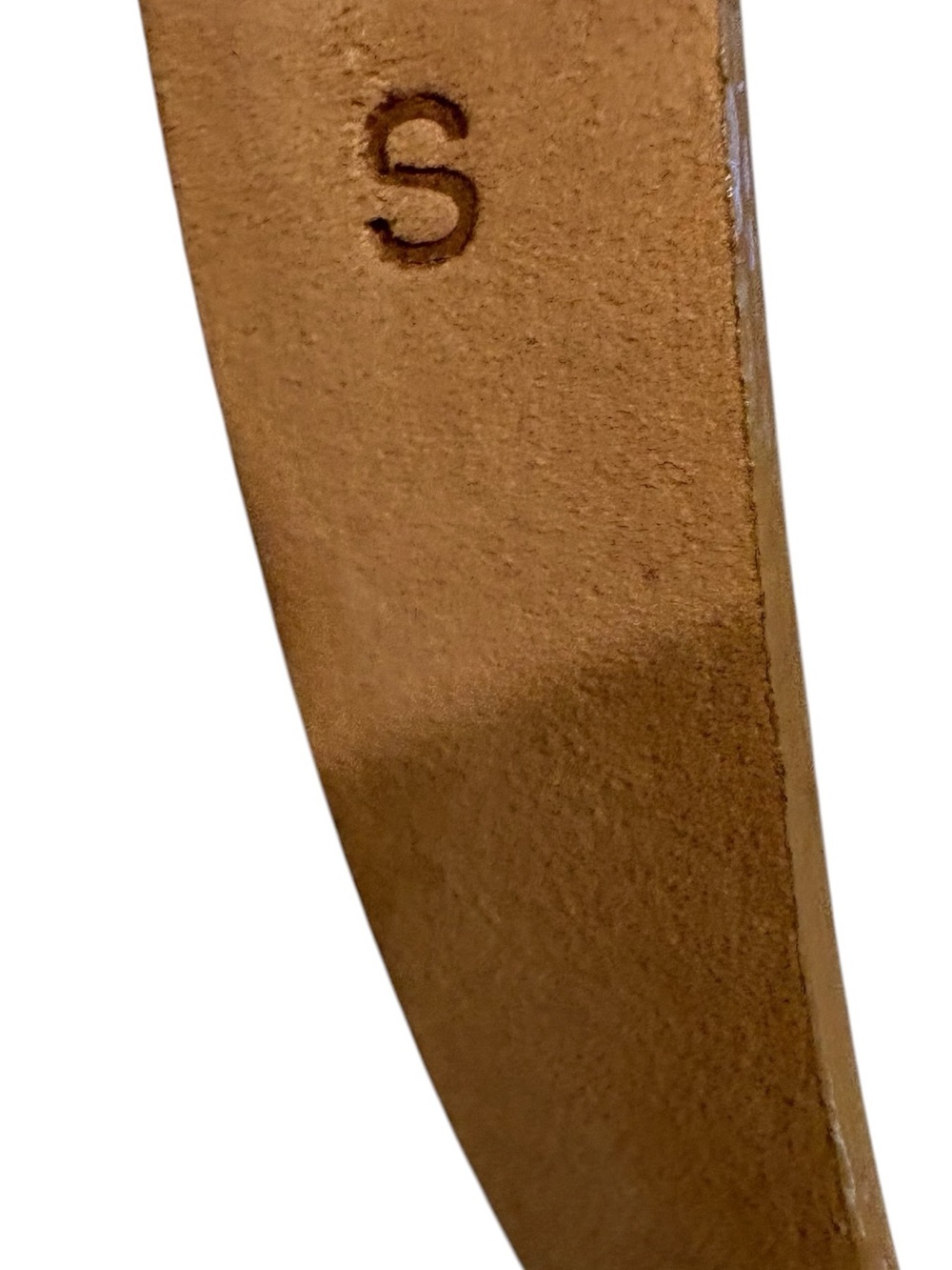 J. Crew - Skinny Belt, Patent Leather. Size Small. Nude / Tan - Picture 6 of 11